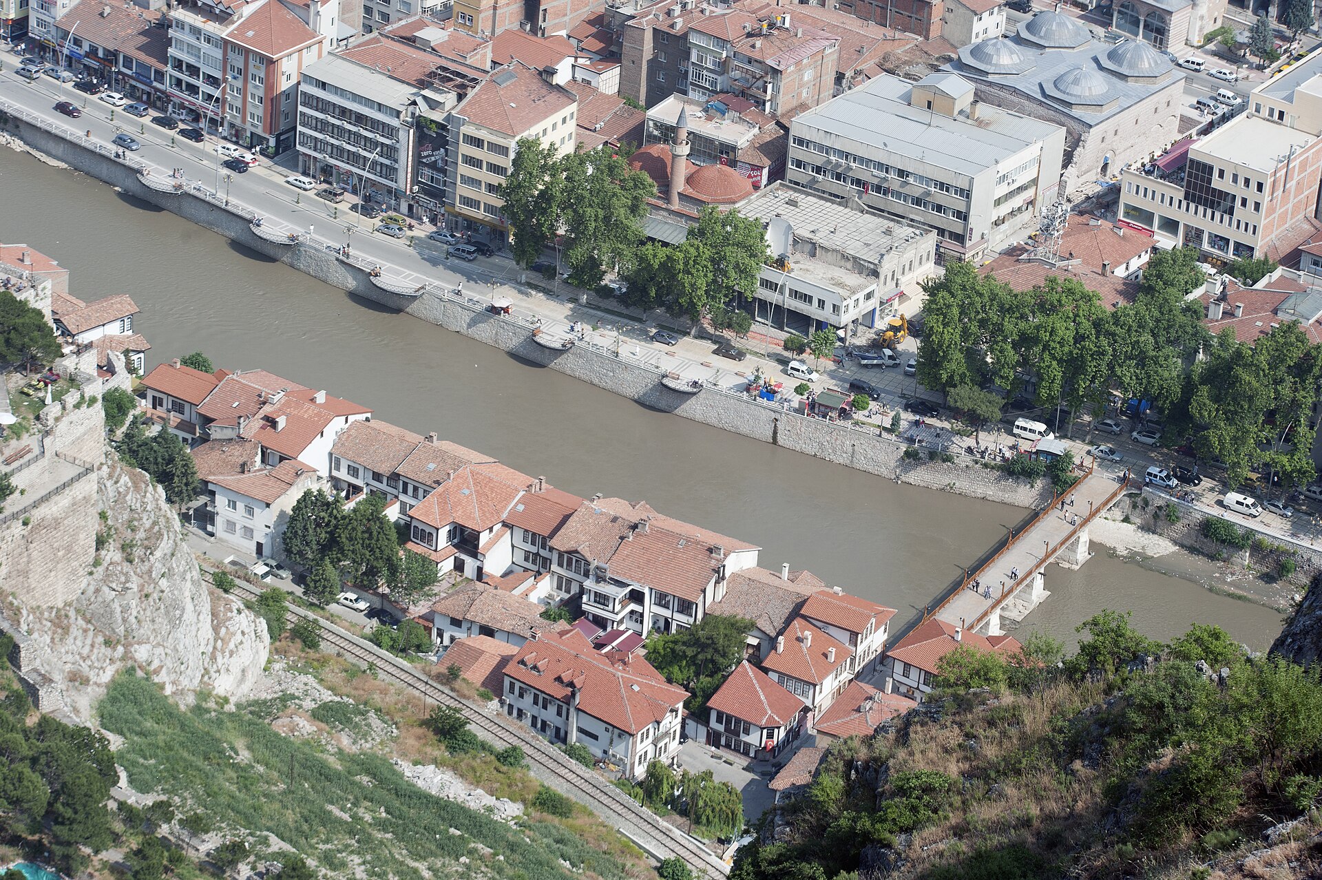 Amasya View from kale or near