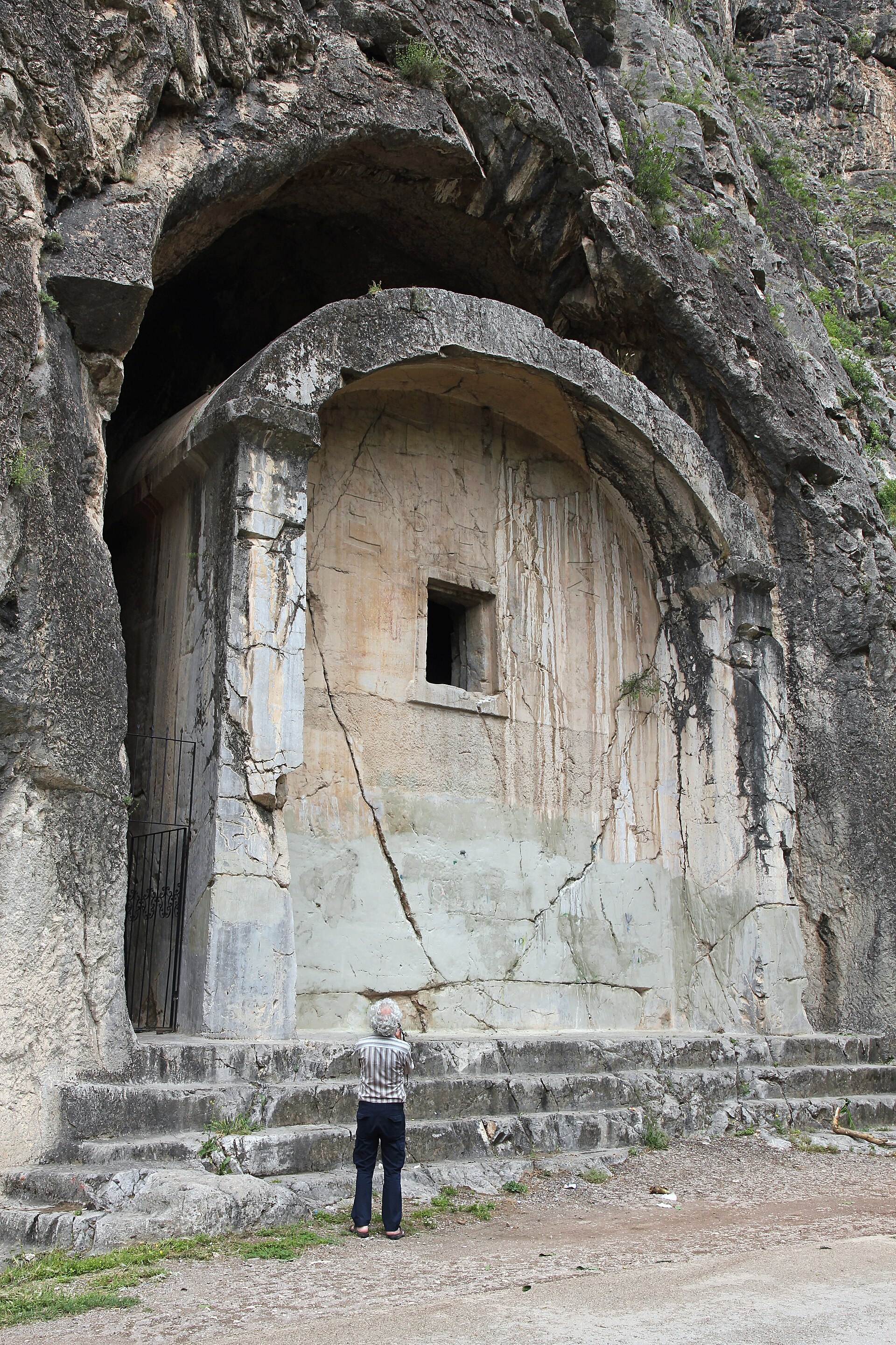 Amasya, Nordtürkei, pontisches Königsgrab, Aynalı Mağara (Mirror Cave)