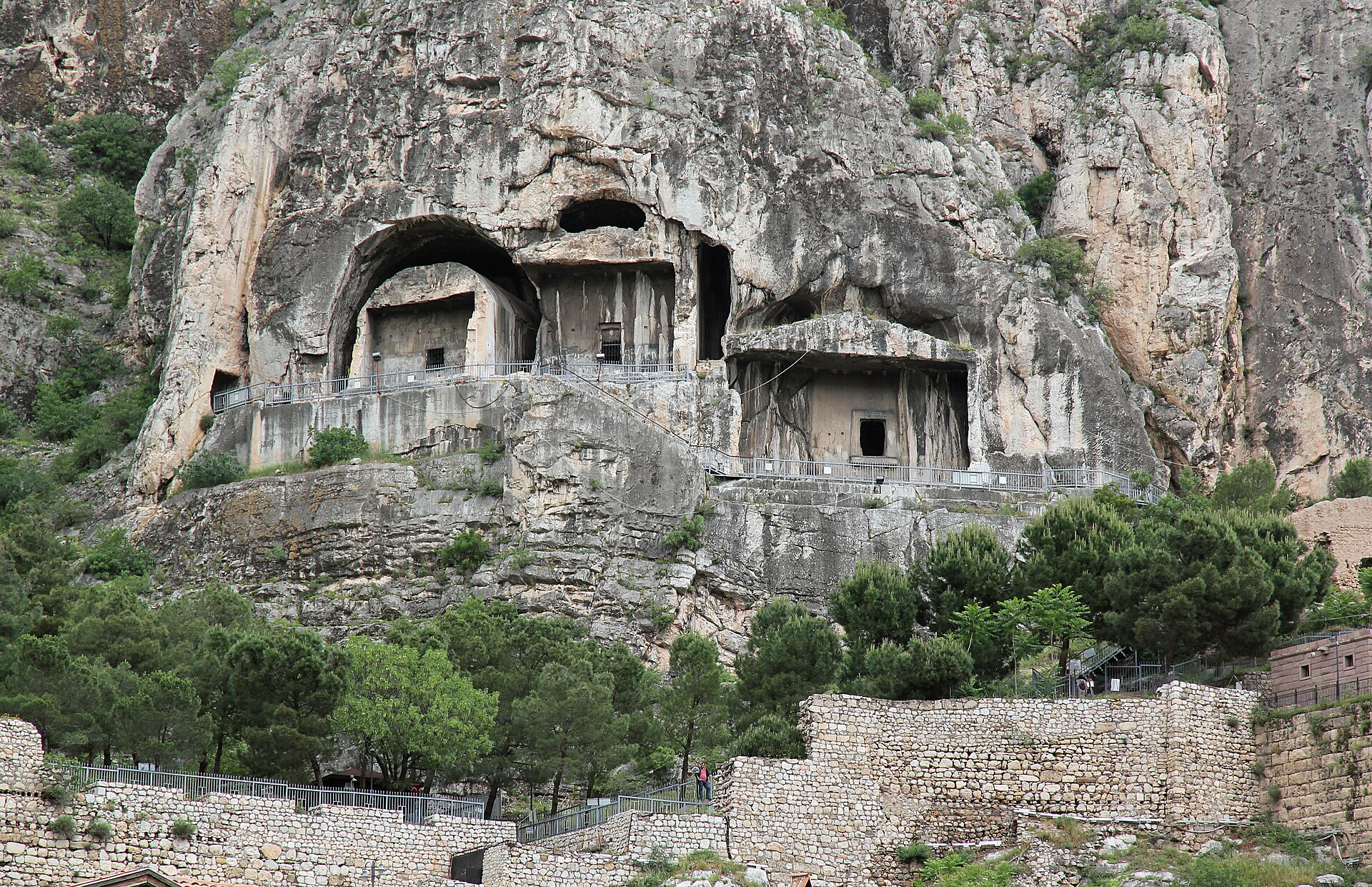 Amasya, Nordtürkei, Königsgräber