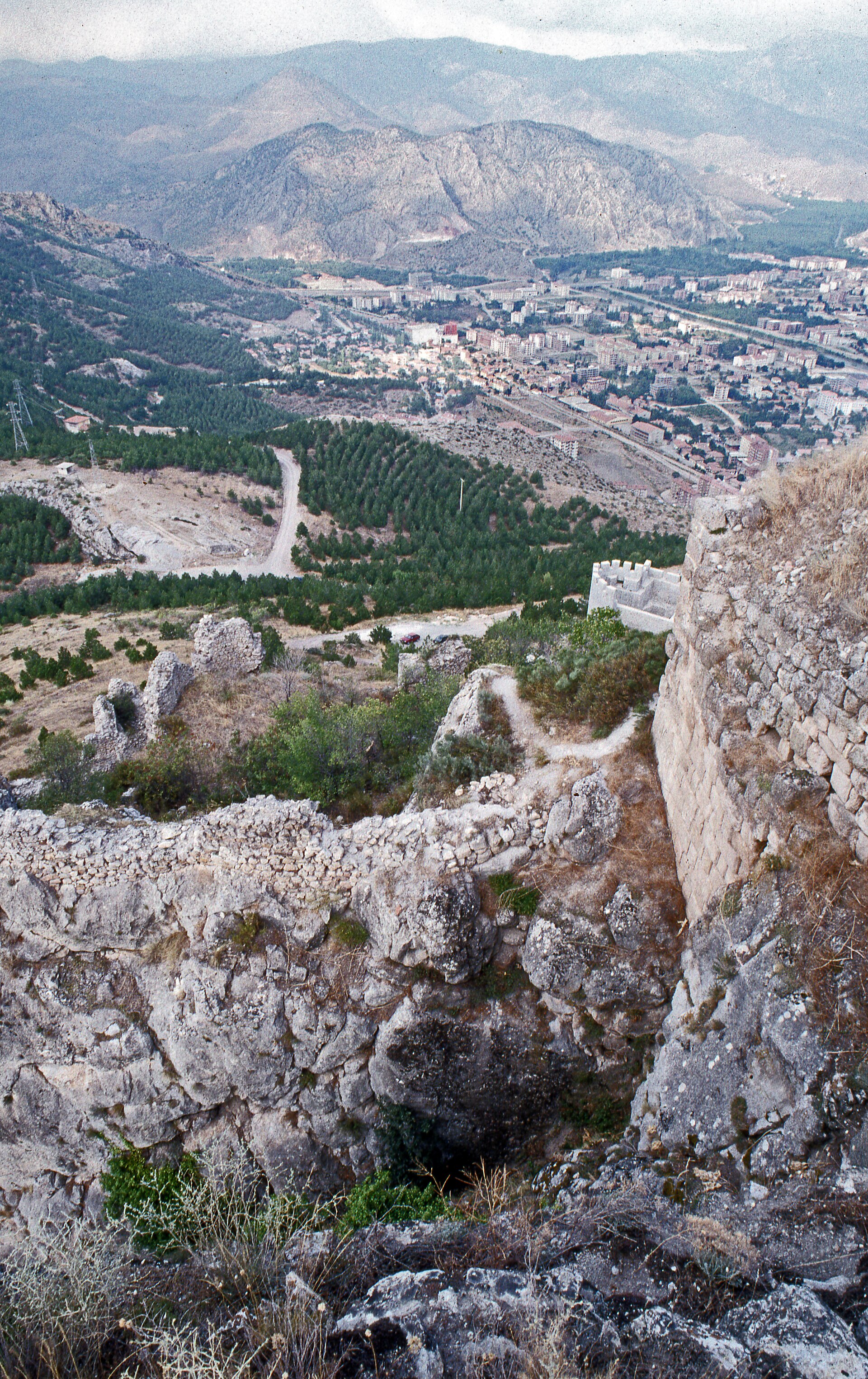Amasya Castle and its walls 1993