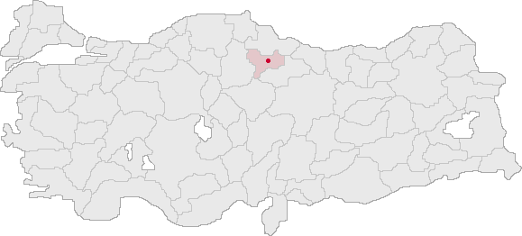 Amasya Turkey Provinces locator