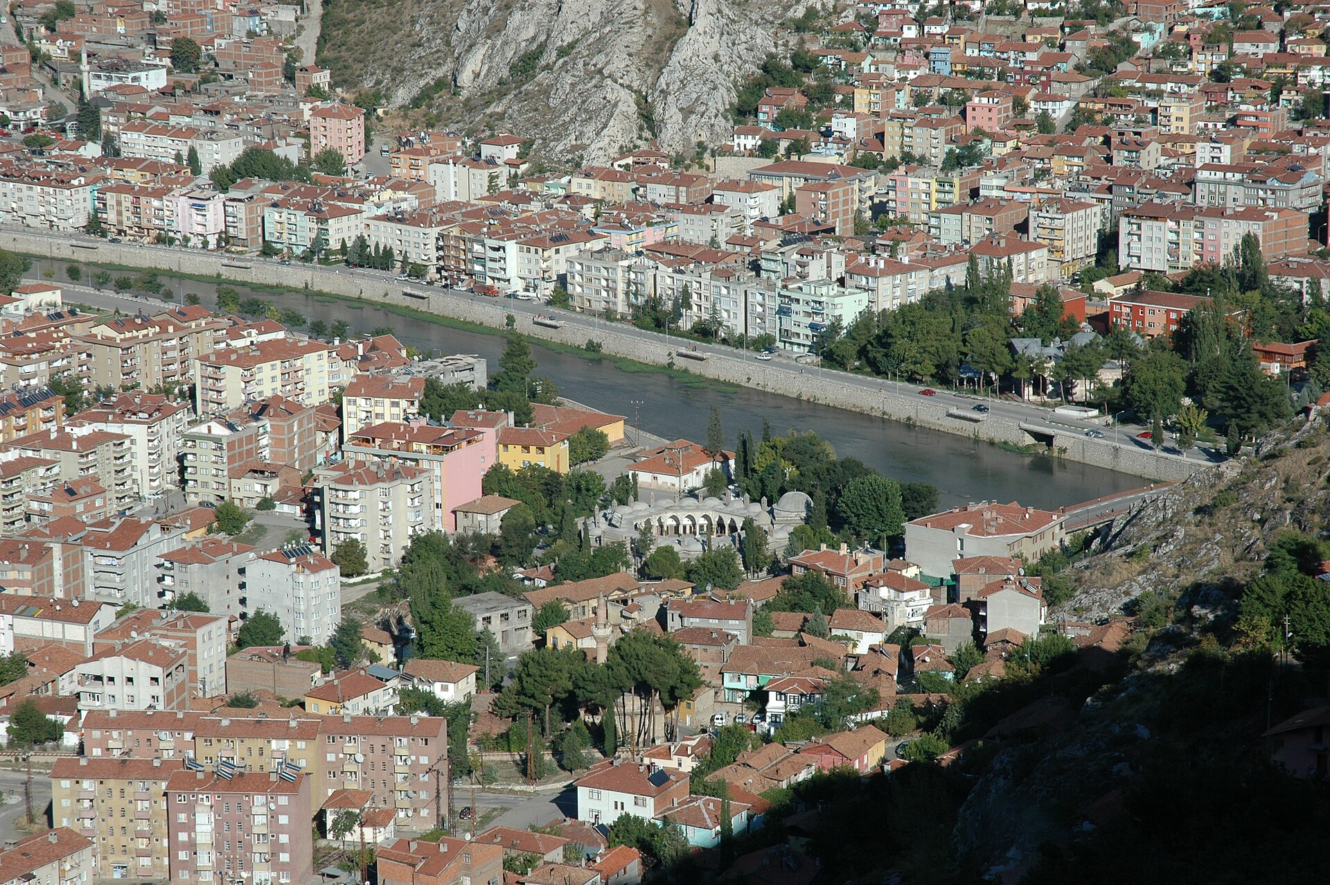 Amasya View from kale or near