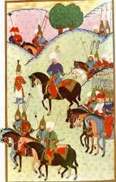 Empire ottoman - La campagne de Belgrade - Miniature du XVe siècle